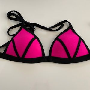 PINK bikini top size small